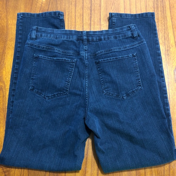liz claiborne original fit tapered leg jeans